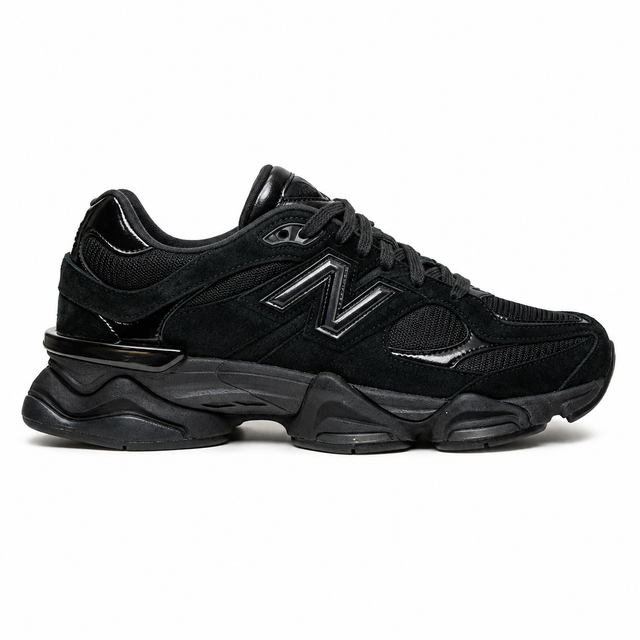 New Balance 9060 Triple Black Patent